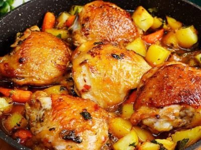 Куриные бедра в соусе: рецепт сытного ужина