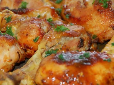 Куриные голени в кисло-сладком соусе