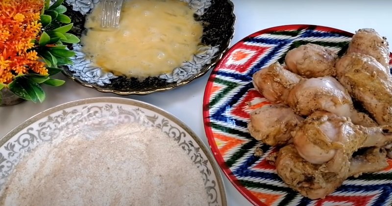 куриные ножки на сковороде