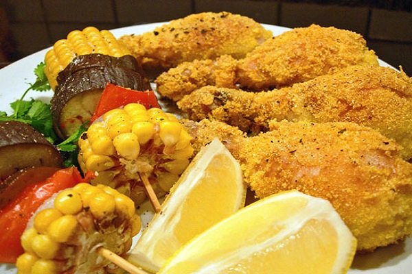 куриные голени в панировке