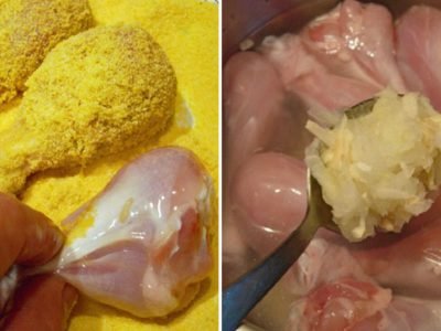 Куриные голени в панировке