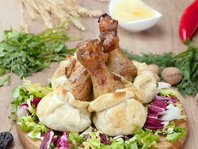 Куриные голени в тесте