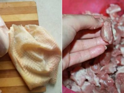 Куриные колбаски в натуральной оболочке