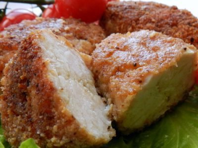 Куриные котлеты с грецкими орехами