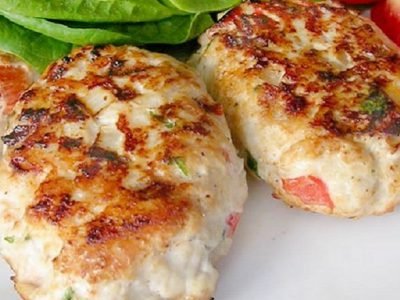 Куриные котлеты с кабачком