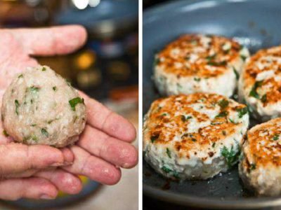 Куриные котлеты со сливками