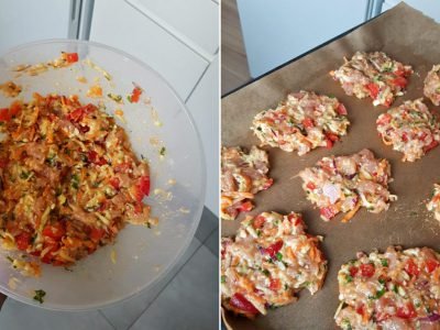 Куриные оладьи в духовке