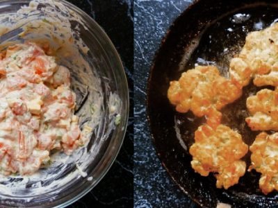 Куриные оладьи