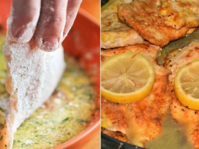Куриные отбивные «Франчезе» в кляре