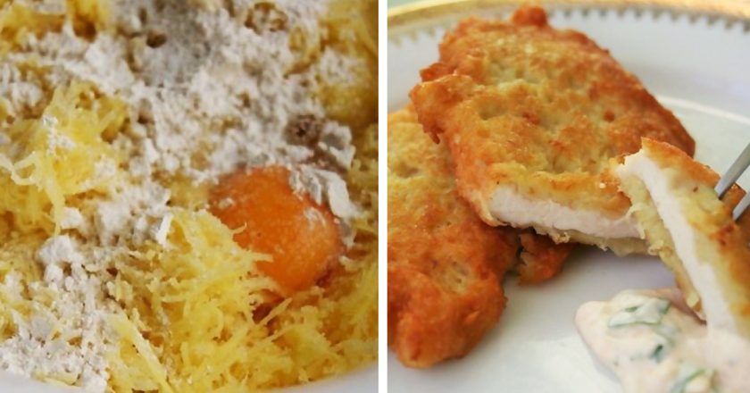 Куриные отбивные в картофельном кляре