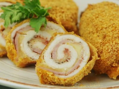 Куриные рулетики с сыром