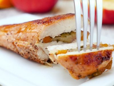 Куриные рулетики с тыквой