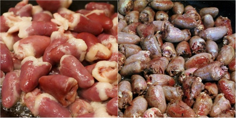 как приготовить куриные сердечки