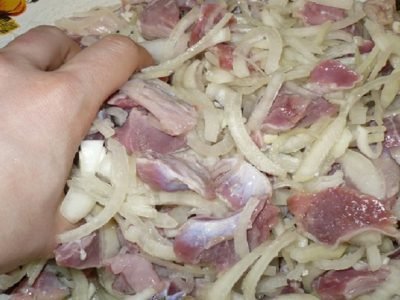 Куриные желудки по-корейски