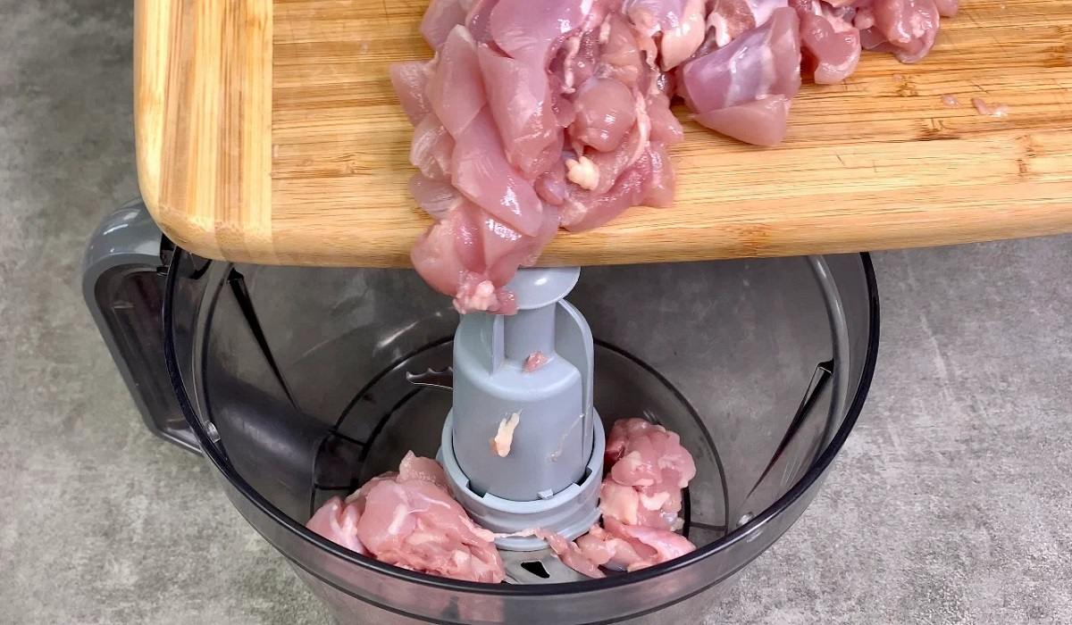 курица в блендере