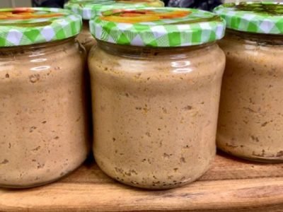 Домашний куриный паштет в банках