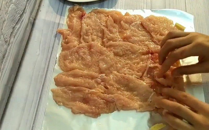 пласт из куриного филе