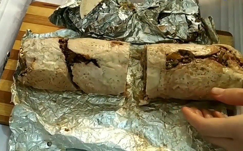 запеченный рулет