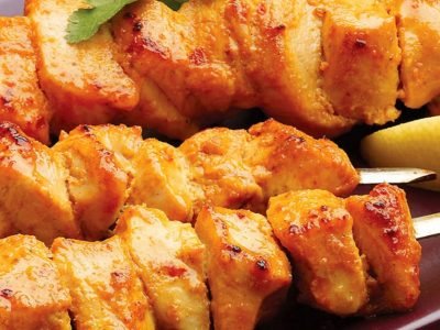 Сочный куриный шашлык в духовке