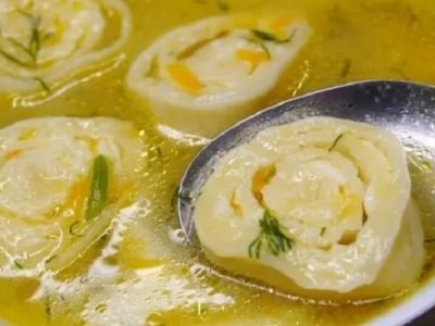 Куриный суп с плавленым сыром