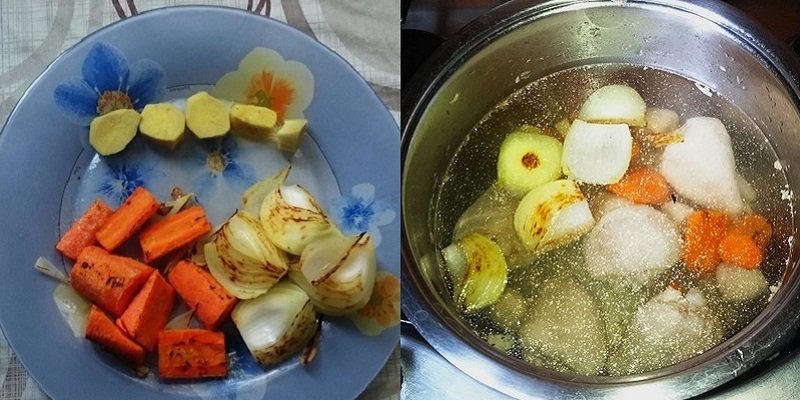 порезанные овощи