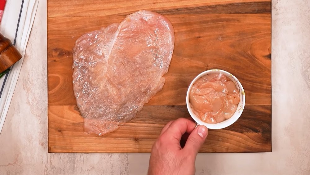 курица с грибной начинкой