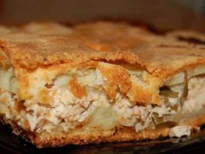 Курник на кефире