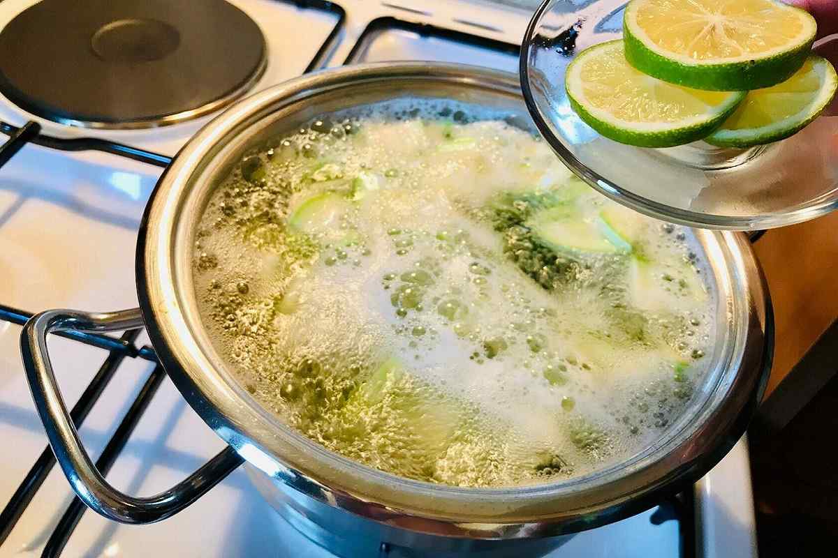 добавление лимона