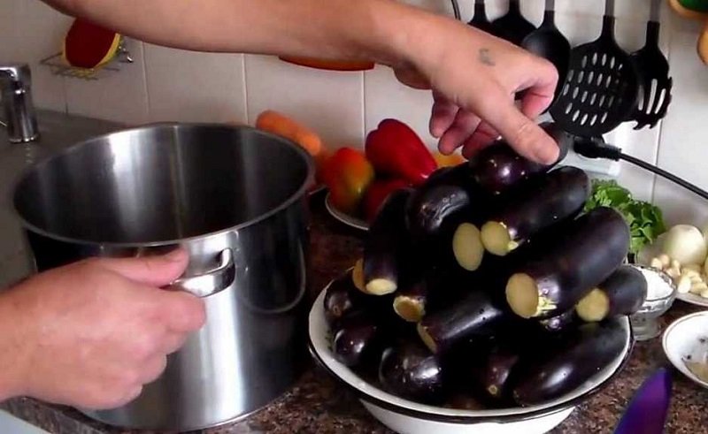 варка баклажанов
