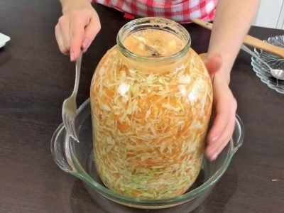 Квашеная капуста с мёдом