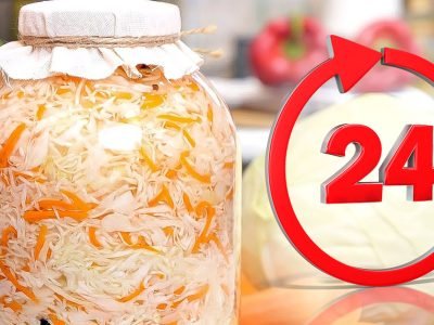 Квашеная капуста за сутки без уксуса