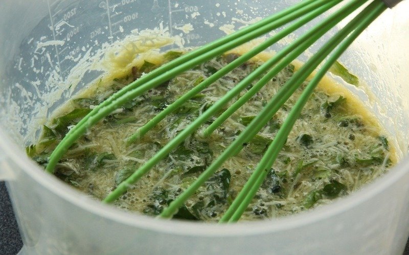 Азербайджанский омлет с баклажанами