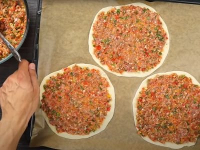 Лахмаджун с мясом