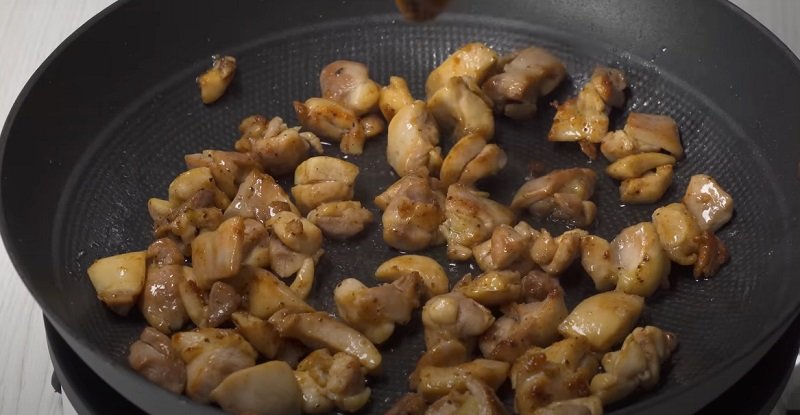 жарка курицы