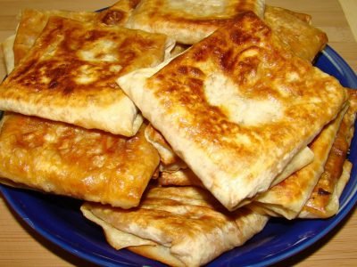 Лаваш с курицей и сыром