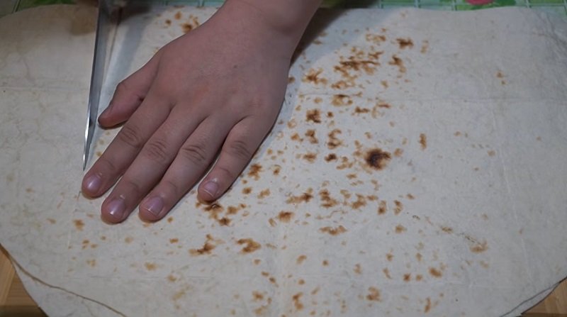 рулет из лаваша