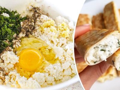 Лаваш с сыром и зеленью: закуска за считаные минуты