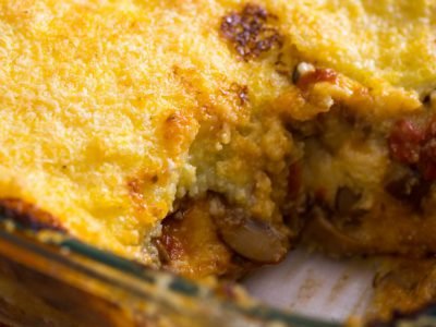 Лазанья из поленты