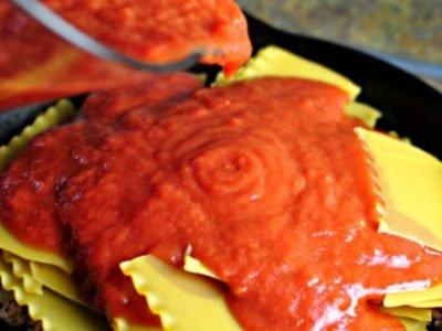 Лазанья на сковороде