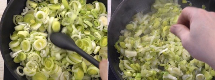 Лазанья с лососем