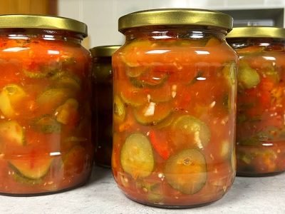 Лечо из огурцов на зиму