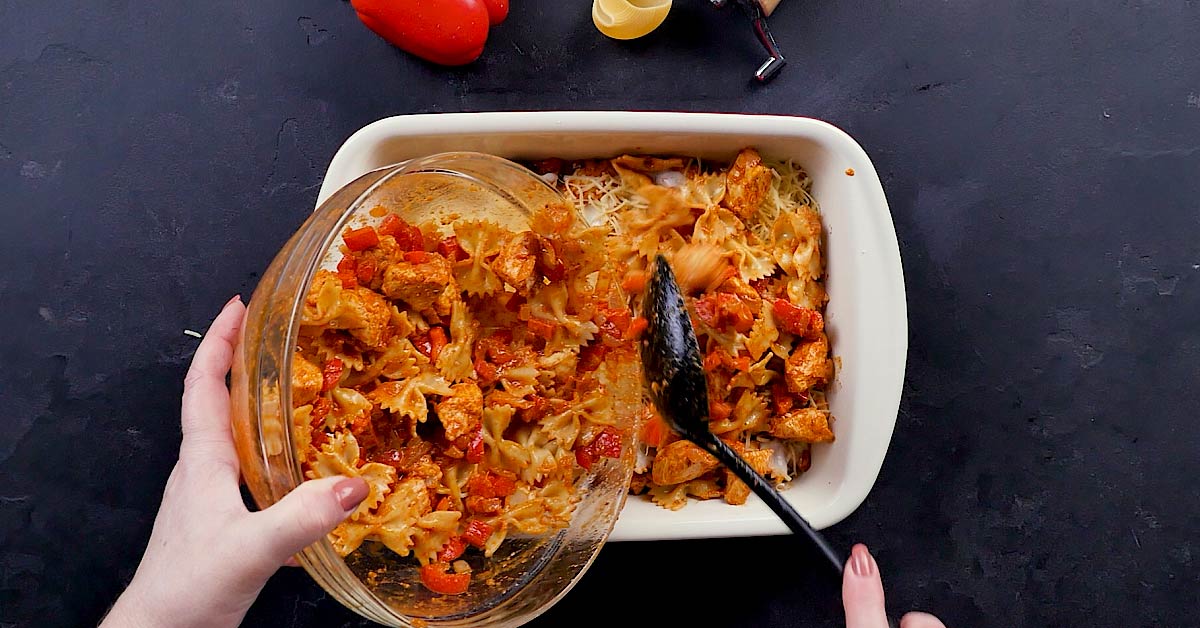 лазанья с курицей