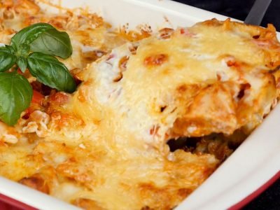 Ленивая лазанья с курицей