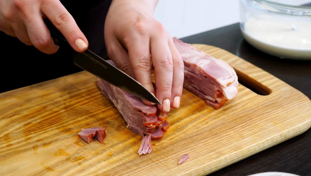 ленивая лазанья с ветчиной