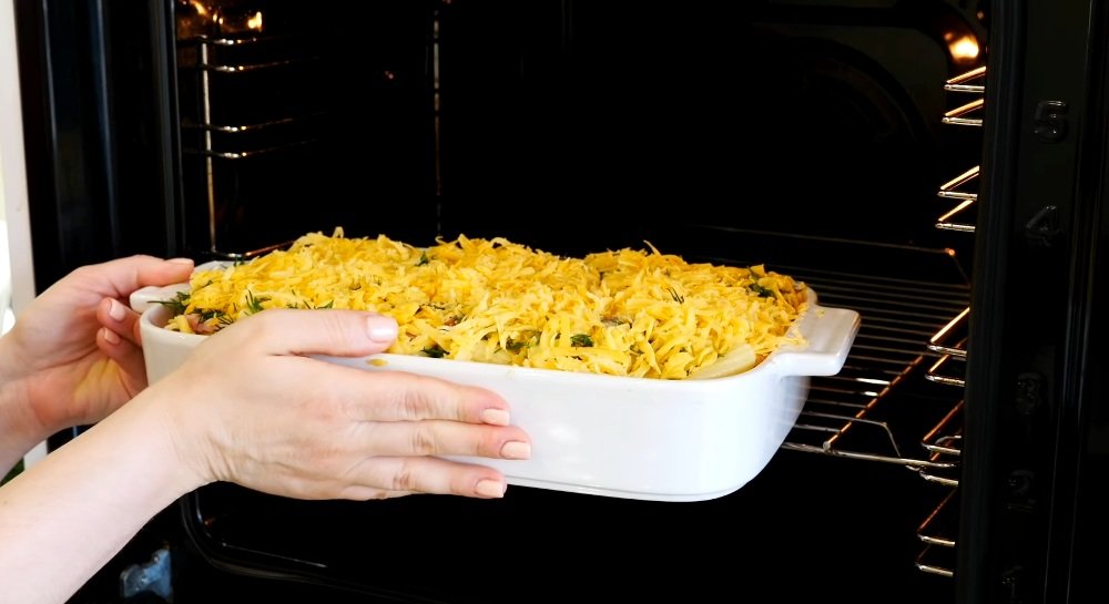 ленивая лазанья с ветчиной