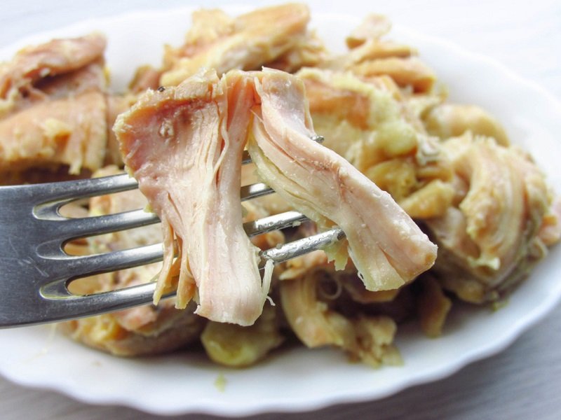 готовка куриной тушенки