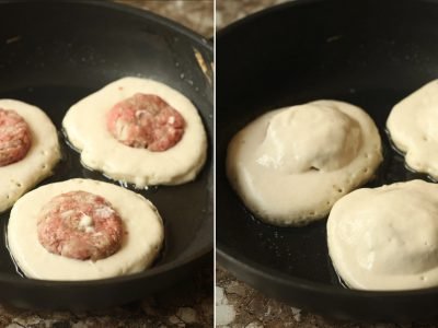 Ленивые беляши на кефире