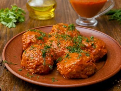 Ленивые голубцы на сковороде