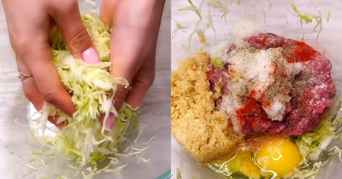 рецепт ленивых голубцов