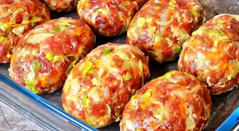 формирование ленивых голубцов